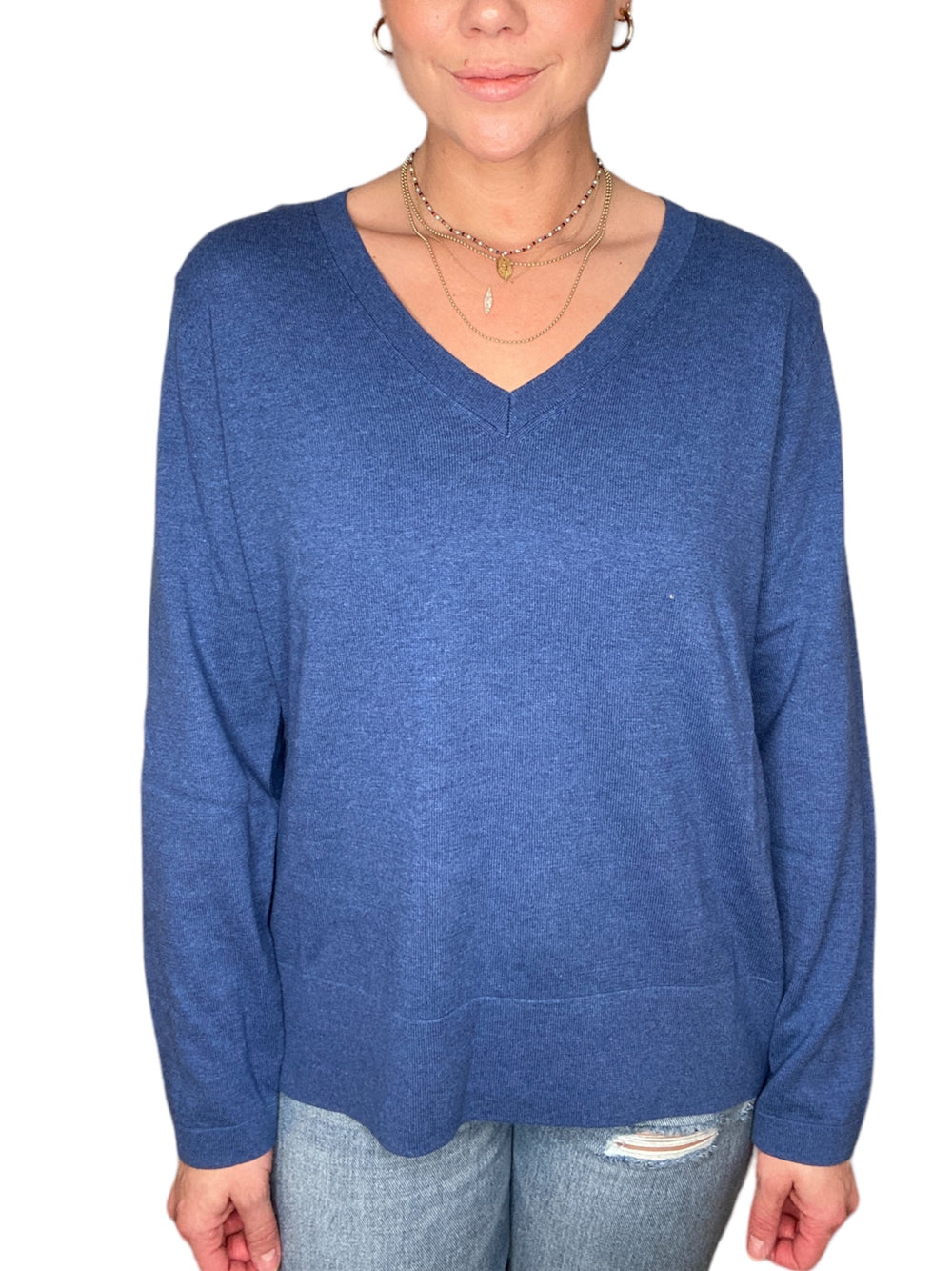 WEST PALM PULLOVER - MOUNTAIN BLUE - Kingfisher Road - Online Boutique