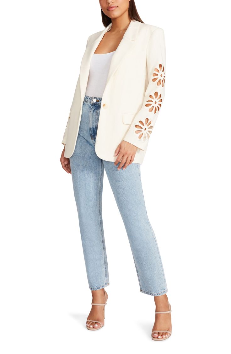 P AND EYELET OUT BLAZER - Kingfisher Road - Online Boutique