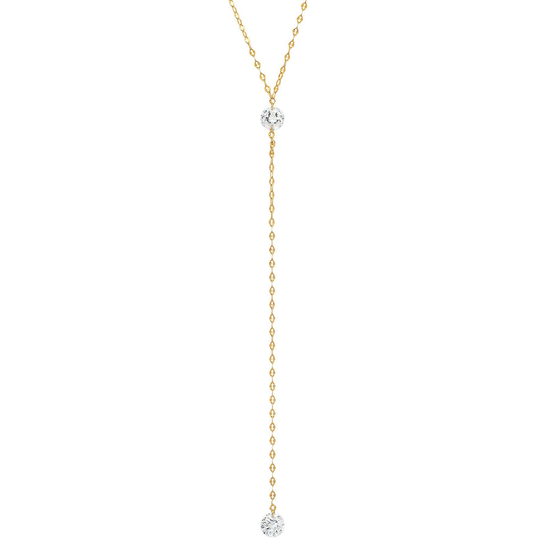 FLOATING CZ LARIAT - Kingfisher Road - Online Boutique