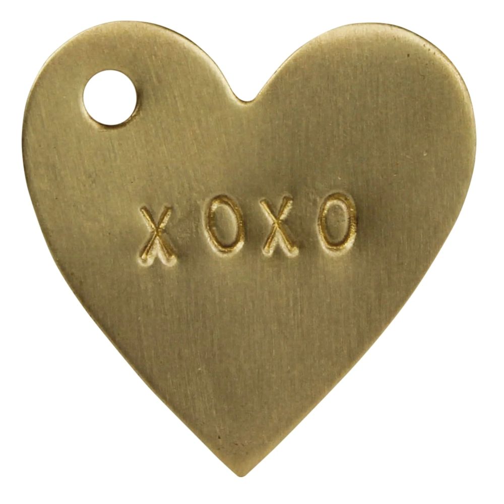 XOXO BRASS TAG - Kingfisher Road - Online Boutique