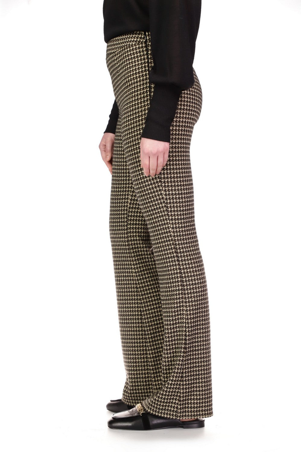 FILMORE FLARE - VANILLA MINI HOUNDSTOOTH - Kingfisher Road - Online Boutique