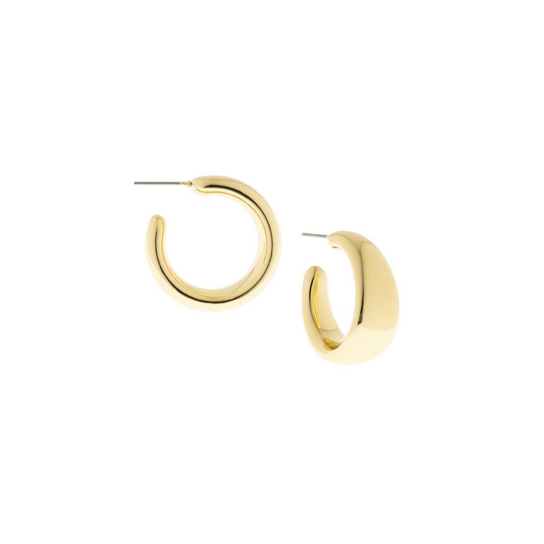 TAPERED HOOP-GOLD - Kingfisher Road - Online Boutique