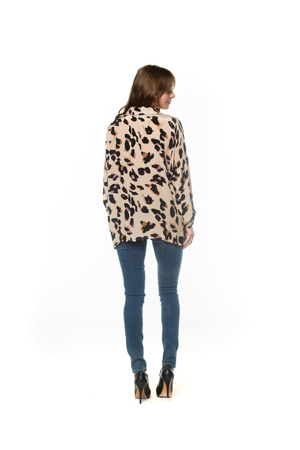 KENNEDY BUTTON DOWN TOP - LEOPARD - Kingfisher Road - Online Boutique