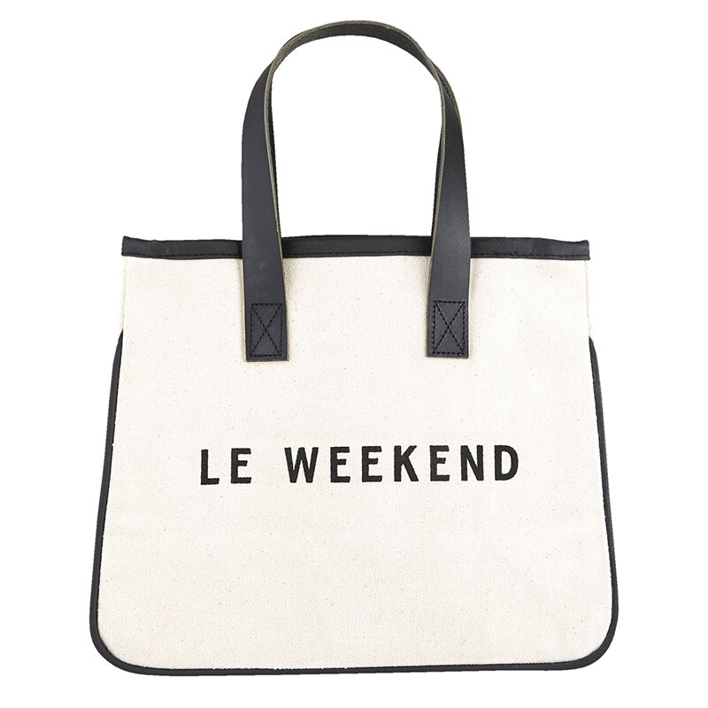 WEEKEND MINI CANVAS TOTE - Kingfisher Road - Online Boutique