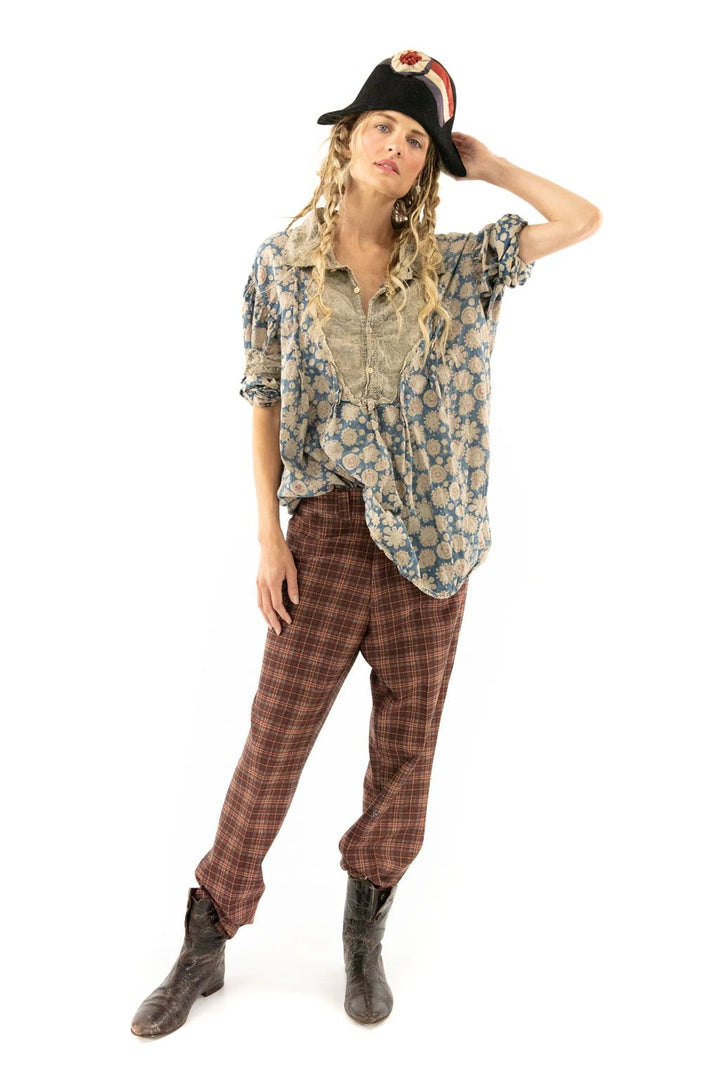 ROURKE BLOCKPRINT TORA SHIRT - Kingfisher Road - Online Boutique