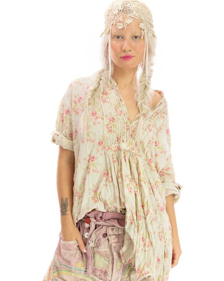 PRINT CORDELIA NIGHT SHIRT-LAKE OF ROSES - Kingfisher Road - Online Boutique
