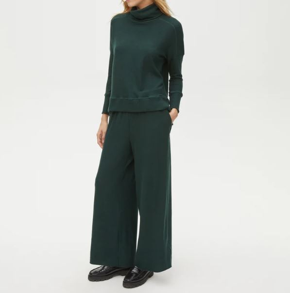 ENNIS WIDE LEG PANT - BALSAM - Kingfisher Road - Online Boutique