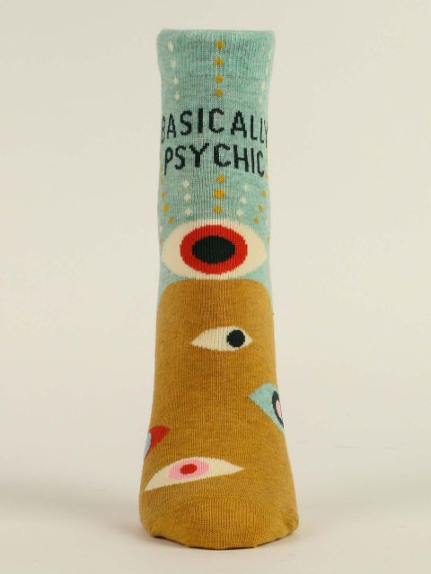 BASICALLY PSYCHIC ANKLE  SOCKS - Kingfisher Road - Online Boutique