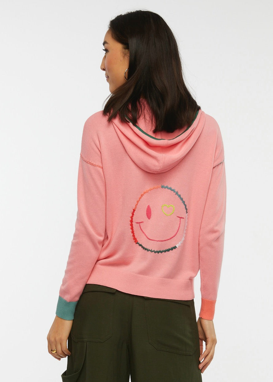 HAPPY FACE HOODIE-MUSK - Kingfisher Road - Online Boutique