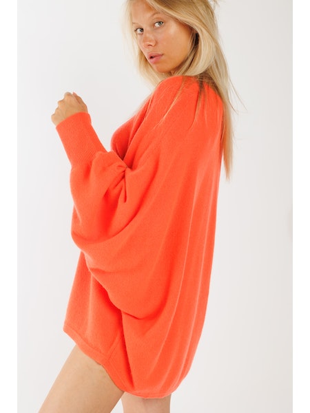 GAPPO PONCHO - CORAL - Kingfisher Road - Online Boutique