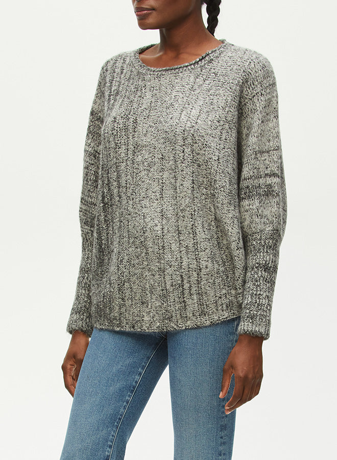 SELINA PONCHO SWEATER - SHADOW COMBO - Kingfisher Road - Online Boutique