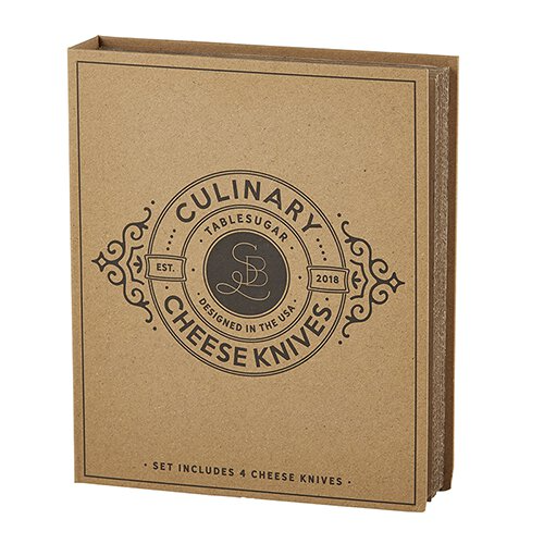 CHEESE KNIVES CARDBOARD BOOK - Kingfisher Road - Online Boutique