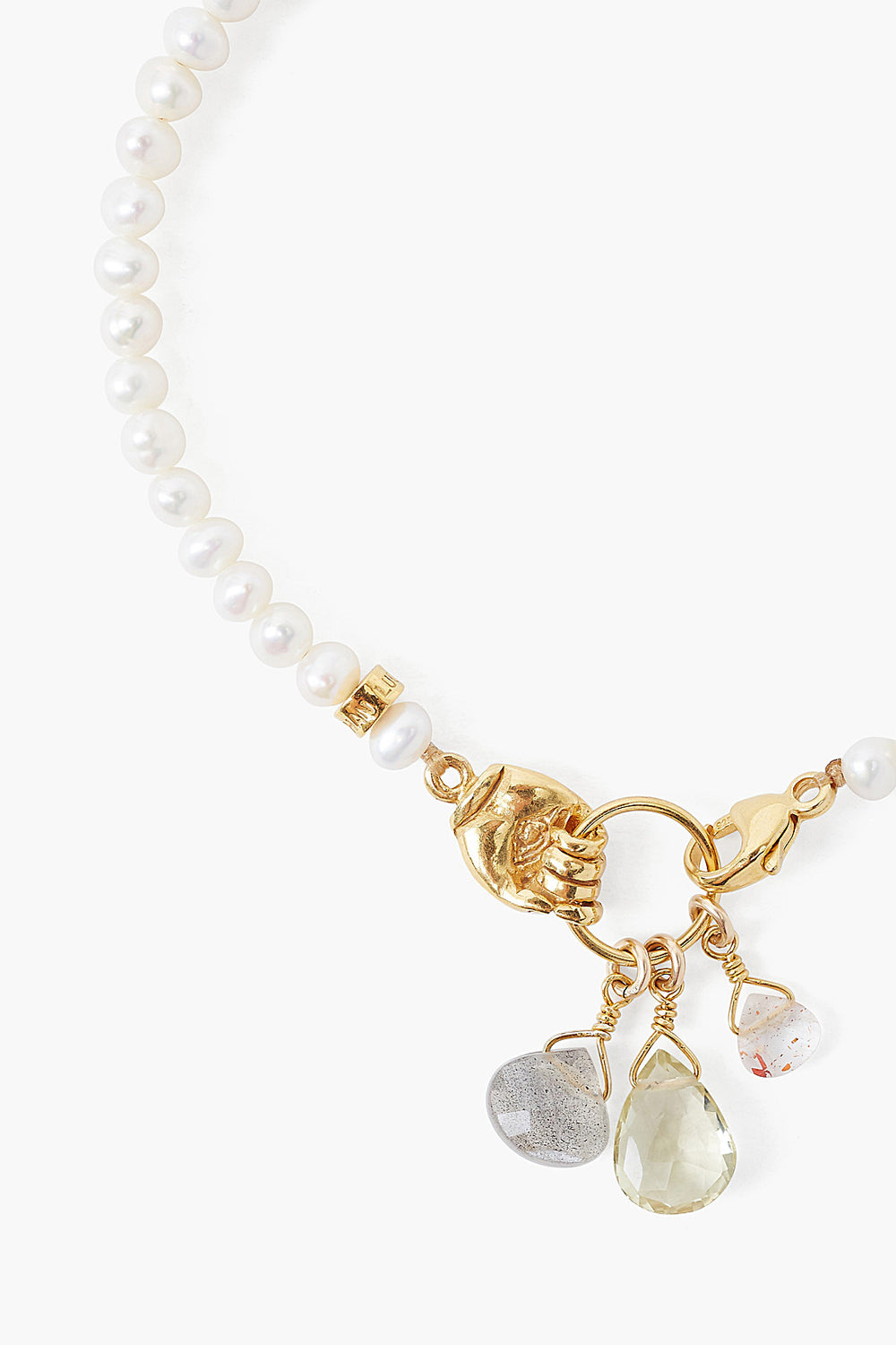 LEMON TOPAZ 7' FRESHWATER PEARL BRACELET - Kingfisher Road - Online Boutique