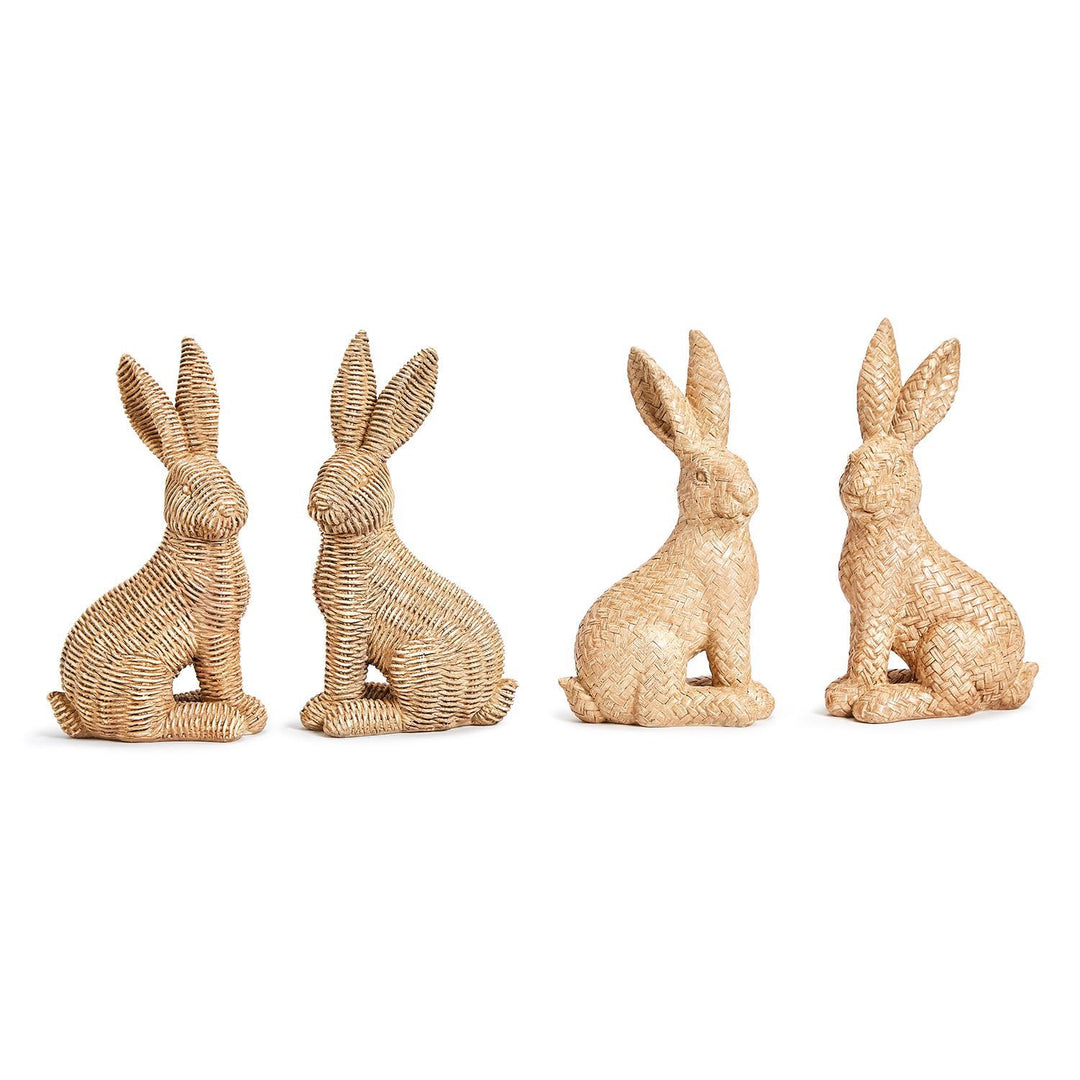 RATTAN WEAVE PATTERN EASTER BUNNIES - Kingfisher Road - Online Boutique