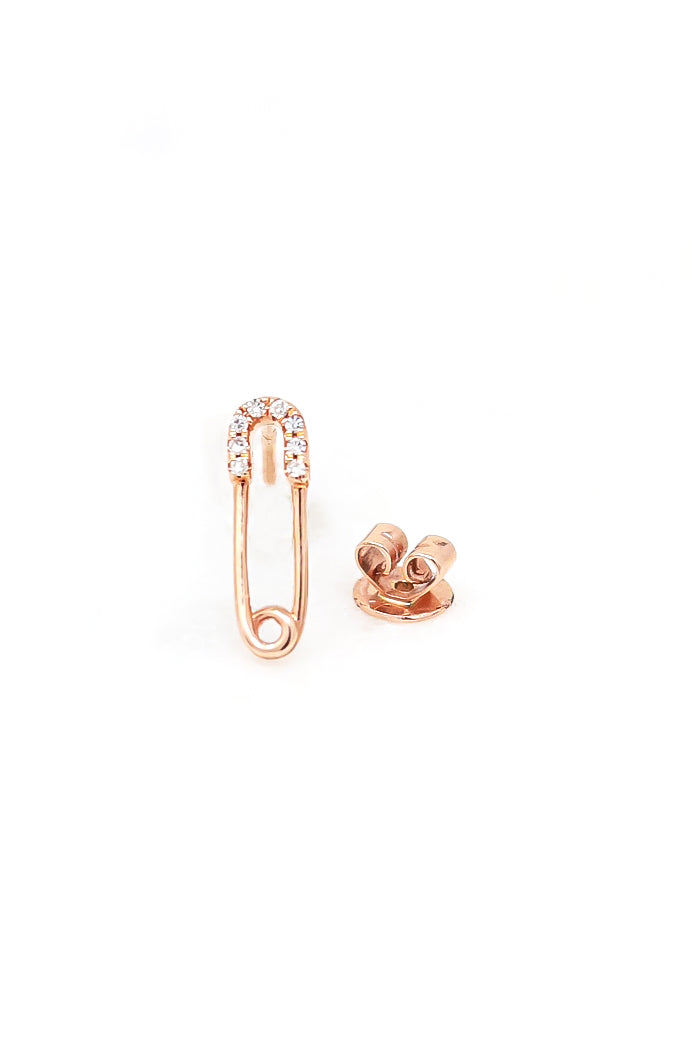 14K .06 DIA. SAFETY PIN POST - Kingfisher Road - Online Boutique