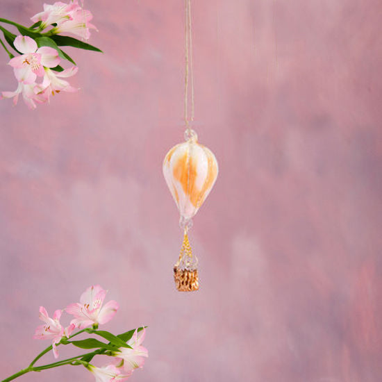 HOT AIR BALLOON/WATERCOLOR ORNAMENT - Kingfisher Road - Online Boutique