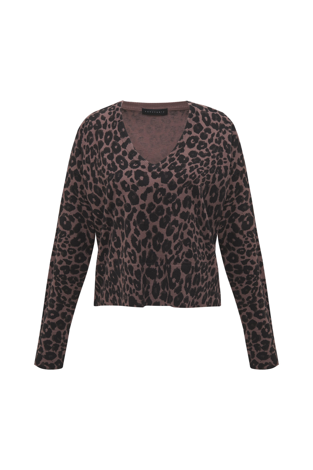 CLASSY MINK ESSENTIAL V-NECK CROP SWEATER - Kingfisher Road - Online Boutique