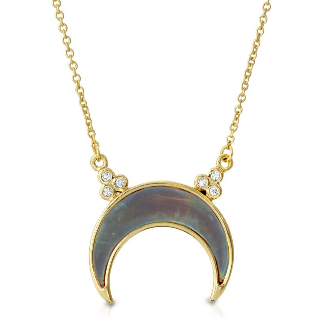 TITANIA CRESCENT NECKLACE - Kingfisher Road - Online Boutique