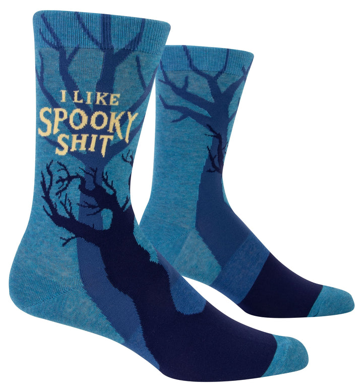 I LIKE SPOOKY SHIT CREW SOCKS - Kingfisher Road - Online Boutique