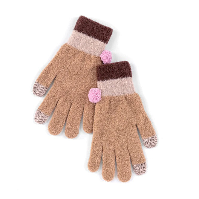 DARA TOUCHSCREEN GLOVES - CAMEL - Kingfisher Road - Online Boutique