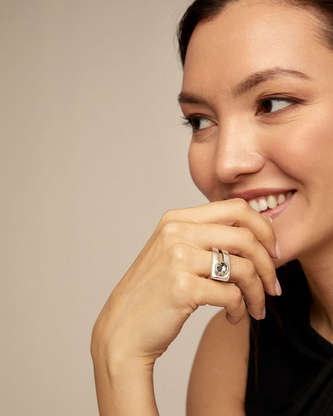 ON MY OWN RING-SILVER - Kingfisher Road - Online Boutique