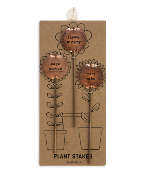 MINT TO BE PLANT STAKES - SET OF 3 - Kingfisher Road - Online Boutique