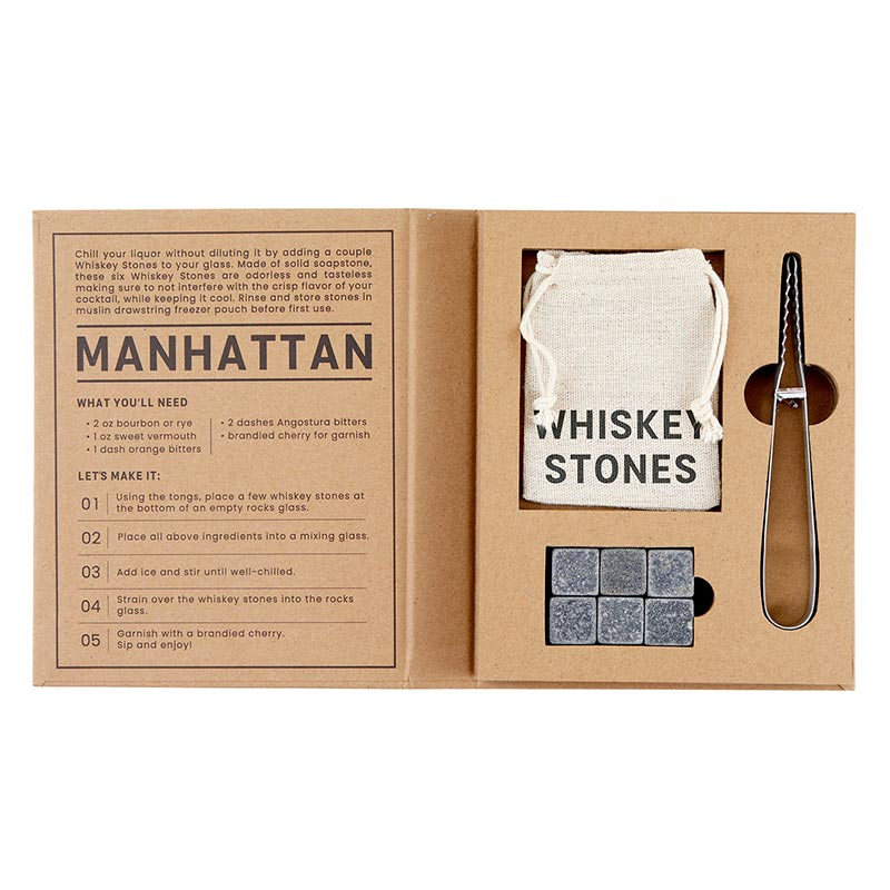 WHISKEY STONE BOOK BOX - Kingfisher Road - Online Boutique