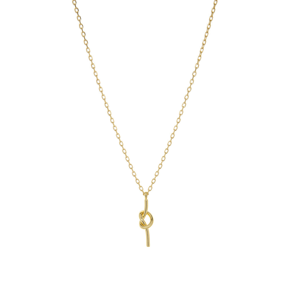 LOVE KNOT NECKLACE-GOLD - Kingfisher Road - Online Boutique