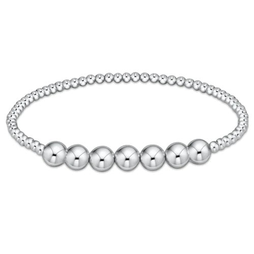 3mm-6mm CLASSIC BEADED BLISS BRACELET-STERLING - Kingfisher Road - Online Boutique