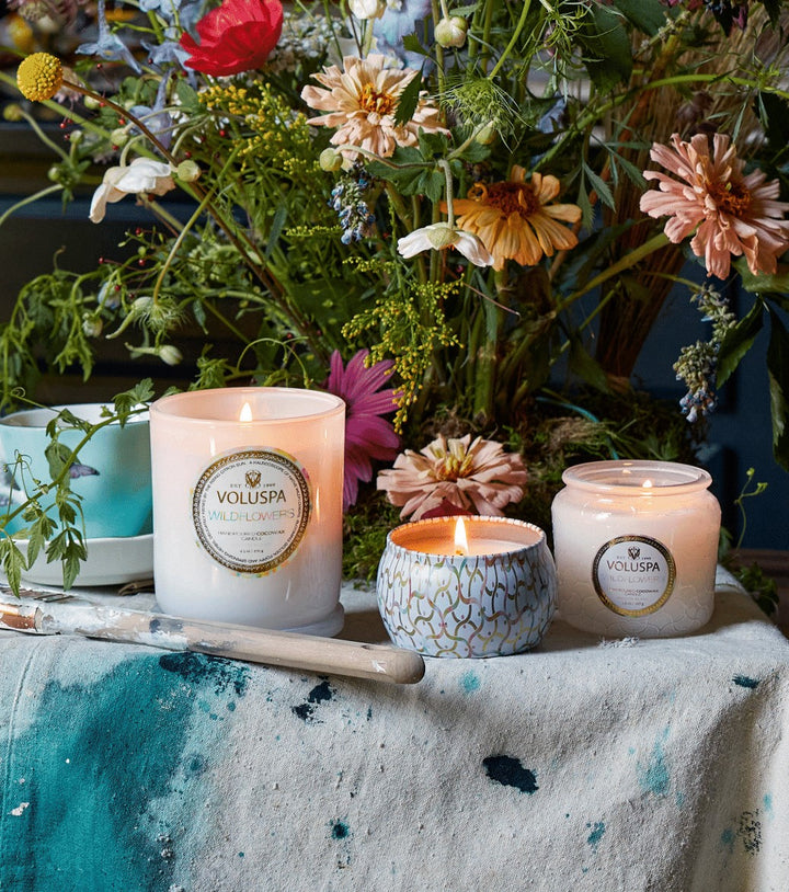 WILDFLOWERS PETITE JAR CANDLE - Kingfisher Road - Online Boutique