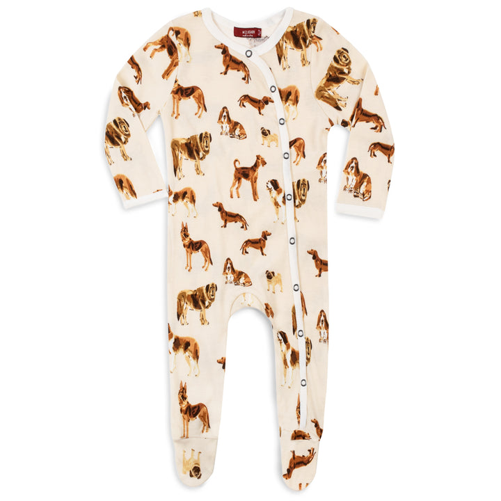 NATURAL DOG ORGANIC FOOTED ROMPER - Kingfisher Road - Online Boutique