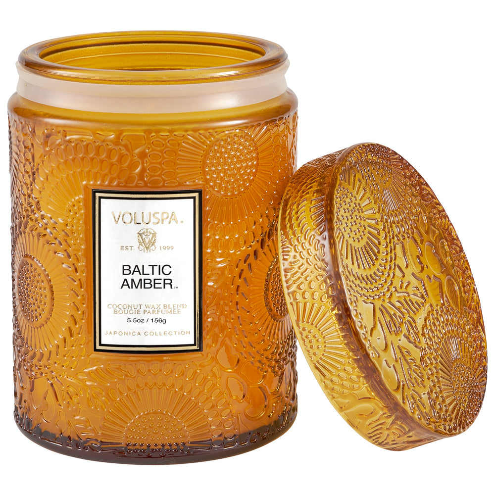Baltic Amber Small Jar Candle - Kingfisher Road - Online Boutique
