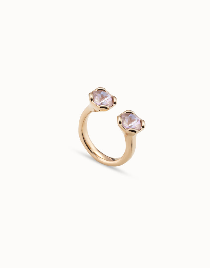 AURA PINK RING-GOLD - Kingfisher Road - Online Boutique