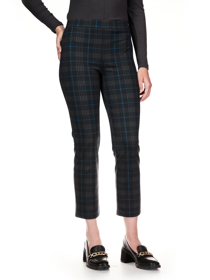 CARNABY KICK CROP - BLUE MOON PLAID - Kingfisher Road - Online Boutique