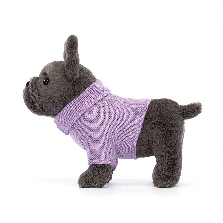 SWEATER FRENCH BULLDOG PURPLE - Kingfisher Road - Online Boutique