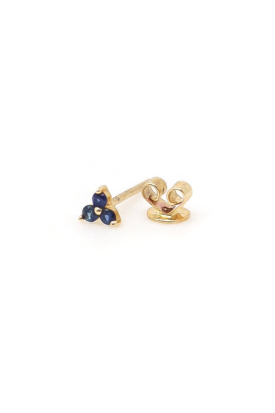 THREE SAPPHIRE STUD - Kingfisher Road - Online Boutique