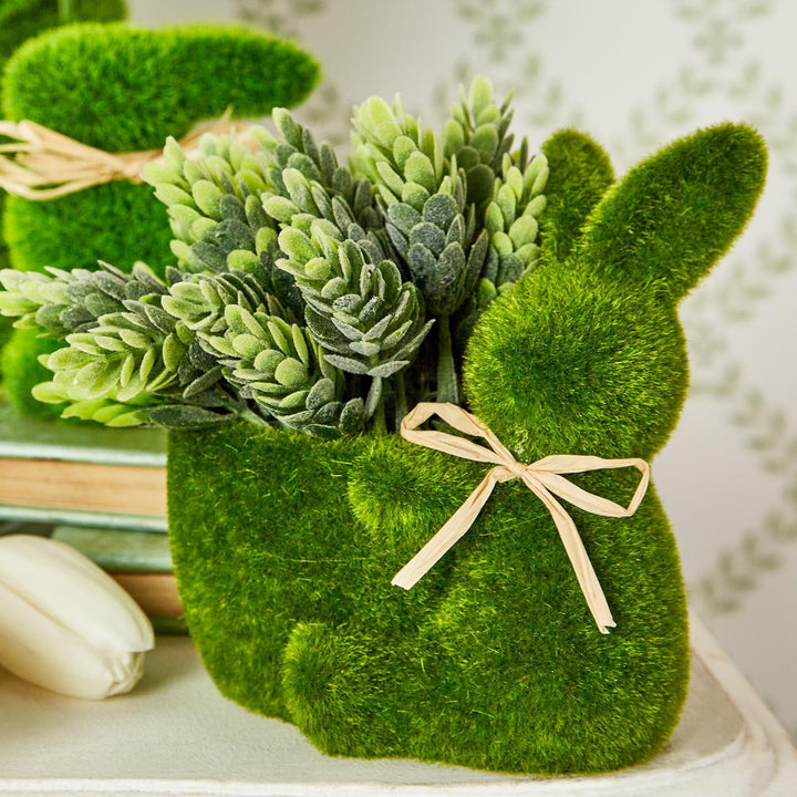 EAR-RESISTIBLE FAUX MOSS EASTER BUNNY - Kingfisher Road - Online Boutique