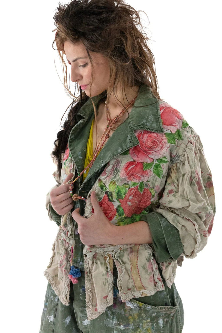 FLORAL APPLIQUE MONIQUE JACKET-PERIANTH - Kingfisher Road - Online Boutique