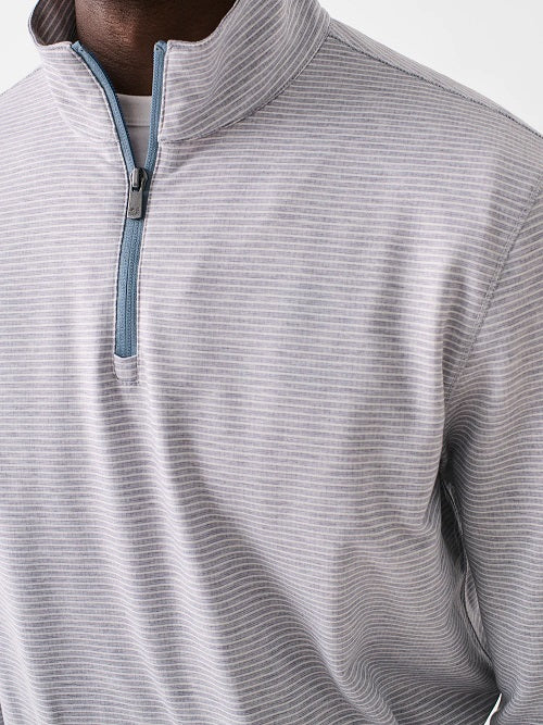 MOVEMENT QUARTER ZIP-MOUNTAIN GREY FEEDER STRIPE - Kingfisher Road - Online Boutique