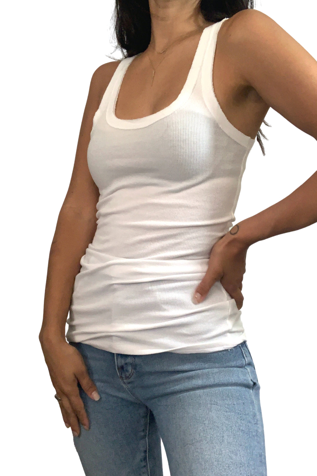 RAW EDGE TANK-SOLID - Kingfisher Road - Online Boutique
