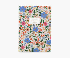 Wild Rose Notebooks Set of 3 - Kingfisher Road - Online Boutique