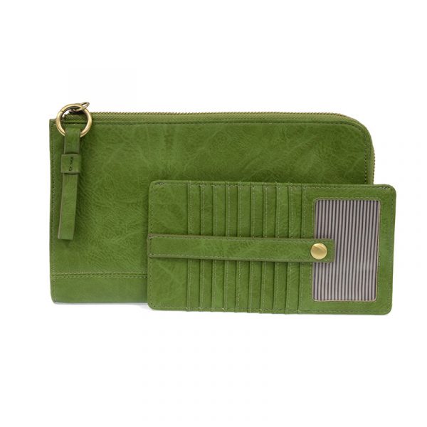 KARINA CONVERTIBLE WRISTLET & WALLET-FOREVER GREEN - Kingfisher Road - Online Boutique