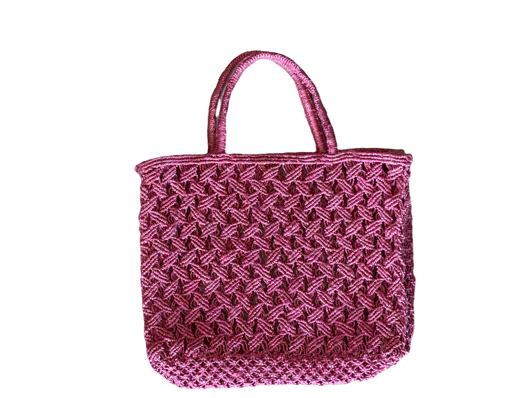 BERRY TANYA ONE SIZE JUTE TOTE - Kingfisher Road - Online Boutique