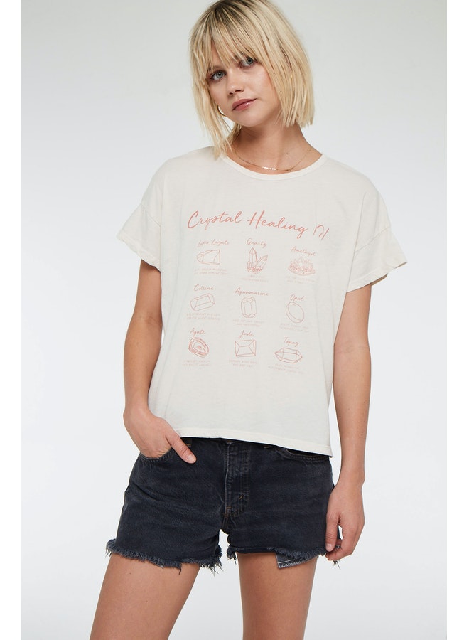 Crystal Healing Tee - Kingfisher Road - Online Boutique