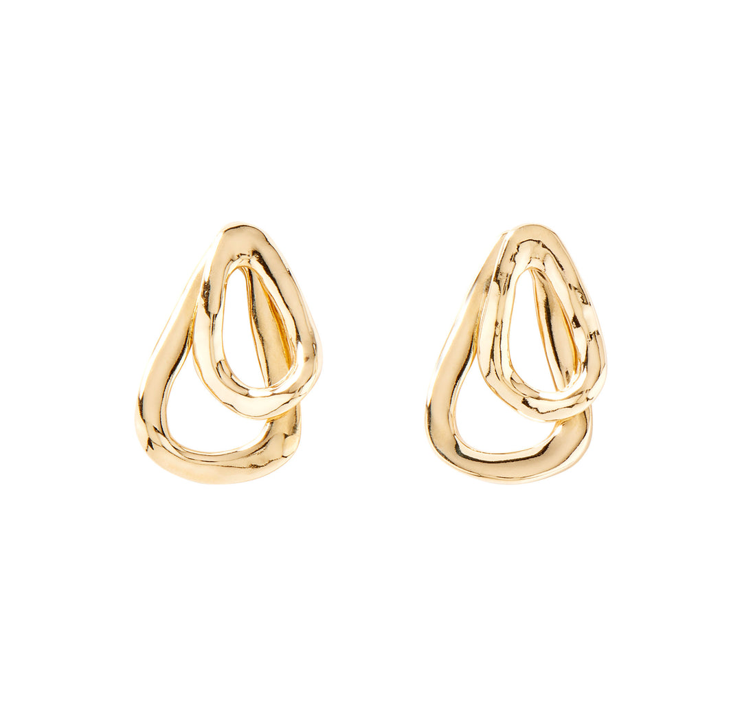 CONNECTED GOLD EARRINGS - Kingfisher Road - Online Boutique