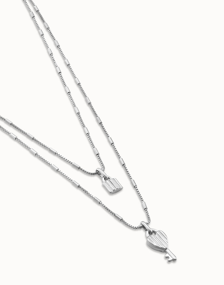 UNLOCK NECKLACE SILVER - Kingfisher Road - Online Boutique