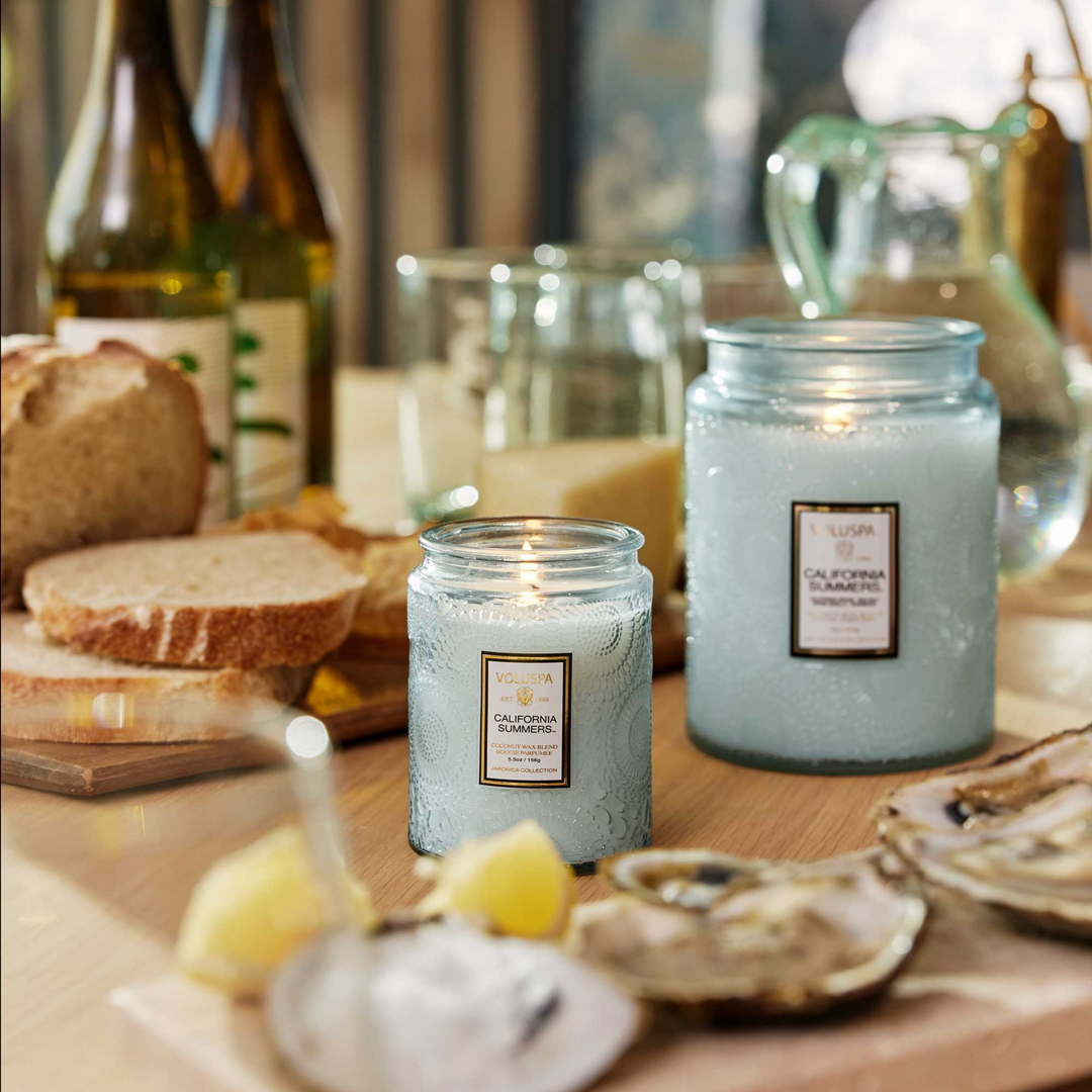 CALIFORNIA SUMMERS SMALL JAR CANDLE - Kingfisher Road - Online Boutique