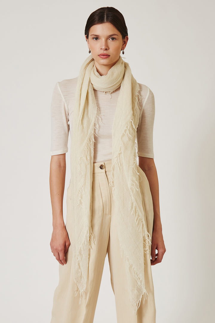 SEEDPEARL CASHMERE BLEND SCARF - Kingfisher Road - Online Boutique