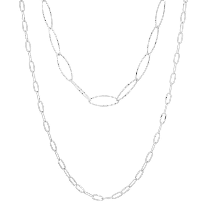 DOUBLE CABLE CHAIN NECKLACE - Kingfisher Road - Online Boutique