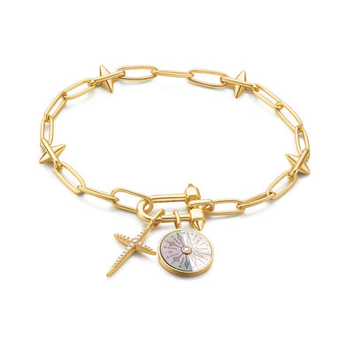 CELESTIAL NECKLACE CHARM-GOLD - Kingfisher Road - Online Boutique